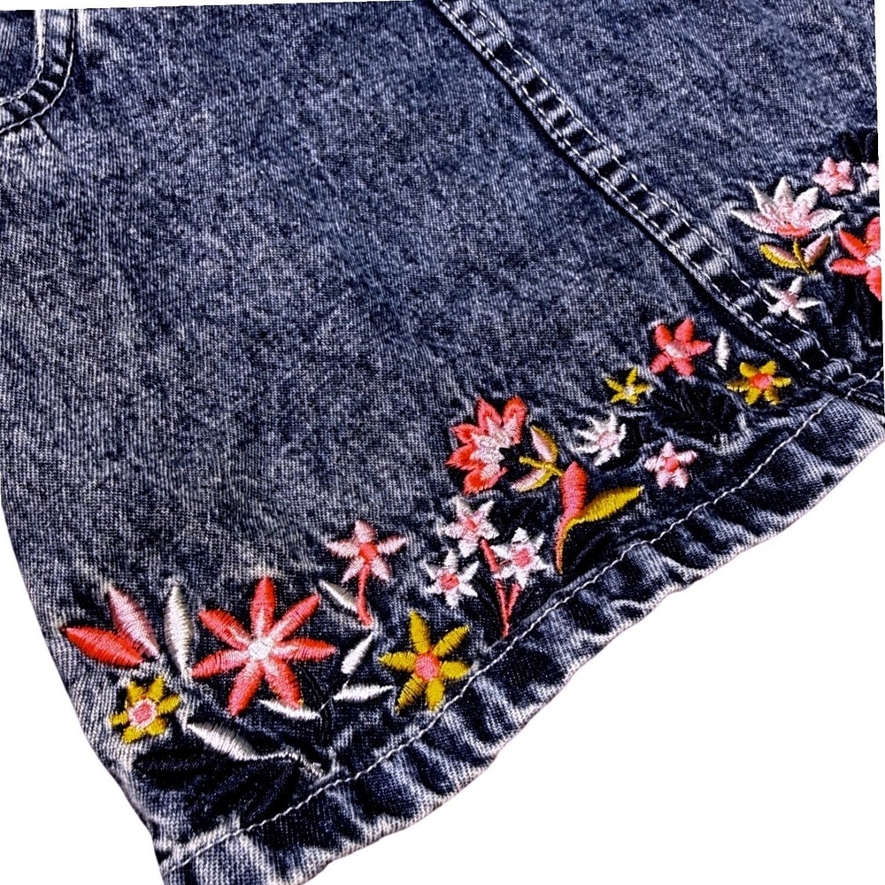 Girls 3T Denim Overall‎ Dress Bundle Kids Floral Old Navy/Little Lass Lot of 3 - Picture 10 of 16